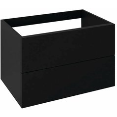 TREOS skříňka zásuvková 75x53x50,5cm, černá mat