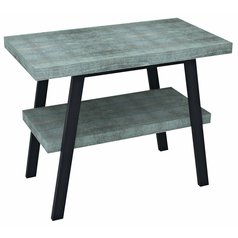 TWIGA umyvadlový stolek 90x72x50 cm, černá mat/aquamarine