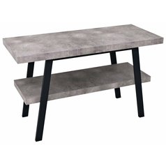TWIGA umyvadlový stolek 110x72x50 cm, černá mat/cement