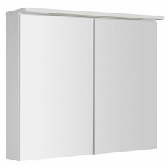 KAWA STRIP galerka s LED osvětlením 80x70x22cm, bílá