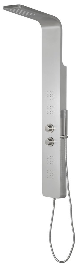 PRESTIGE termostatický sprchový panel 200x1400 mm, nerez mat