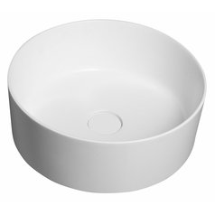 THIN umyvadlo na desku, Rockstone, O 38 cm, bílá mat