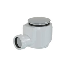 Vaničkový sifon, průměr otvoru 52 mm DN40, krytka leštěný nerez V-1330.28